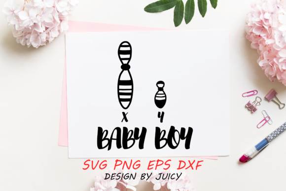 Baby Boy Chromosome XY Graphics for Crafts