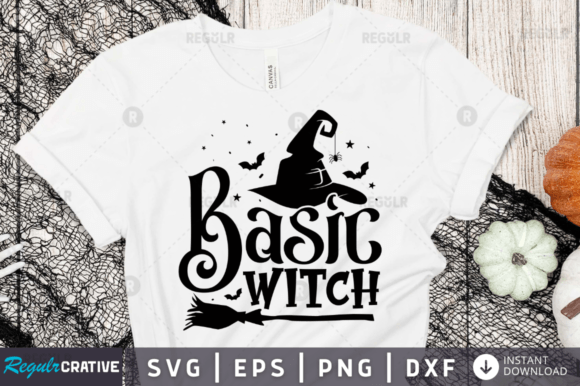 Basic Witch Svg Design for Crafts and Graphics