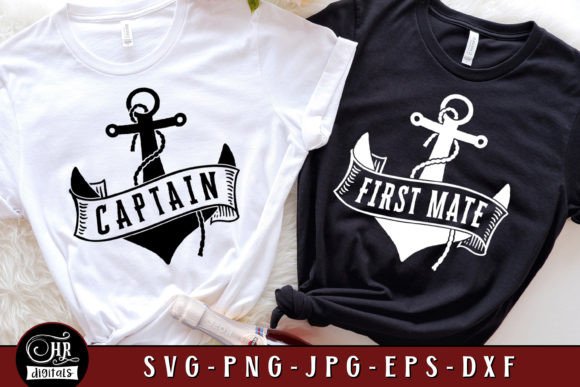 Captain First Mate Graphics for Crafts