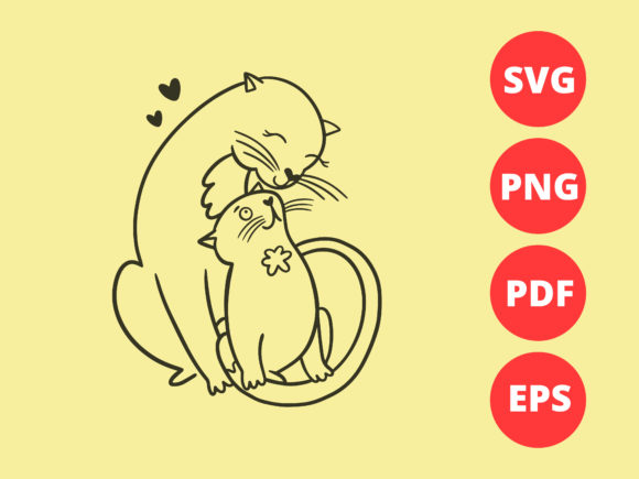 Cats Svg Graphics for Crafts