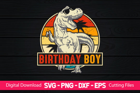 Fun Dinosaur Birthday Graphics for Creative Crafts