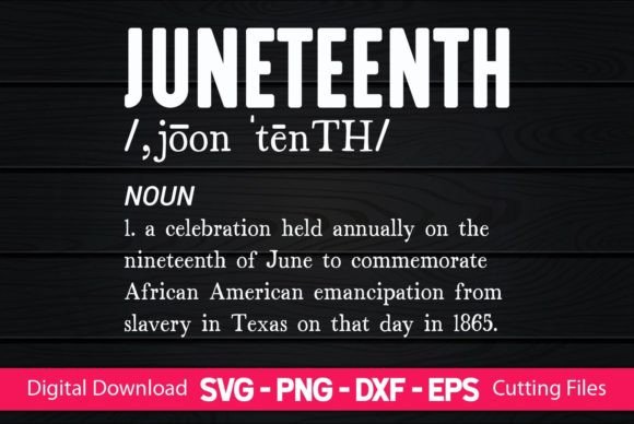Fun Juneteenth Graphic for Bloggers and Designers