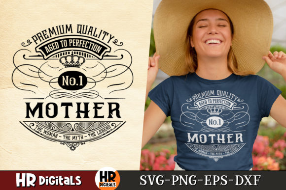 Fun Mother Vintage Whiskey Label SVG