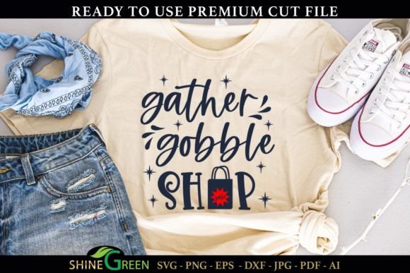 Gather Gobble Shop Graphics for Black Friday Crafts