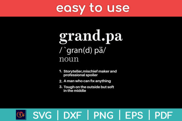 Grandpa Definition Funny Father s Day Graphics for Crafts