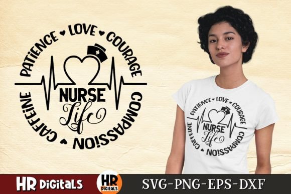 Nurse Life SVG for Crafts and Graphics