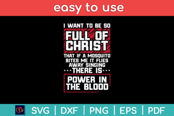 Power in Blood Graphics for Creative Crafts