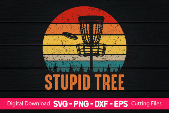 Stupid Tree Funny Dice Golf Graphics for Crafts